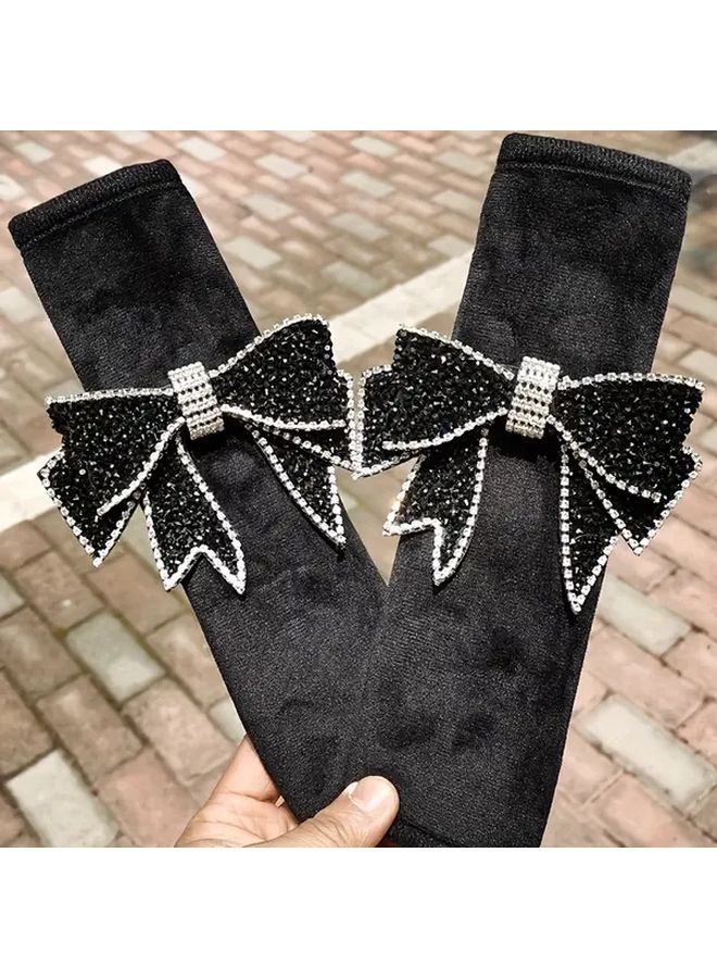 1 Pc Half Knot Car Seat Belt Shoulder Pads Decorative Women Car Interior Accessory - Image 3
