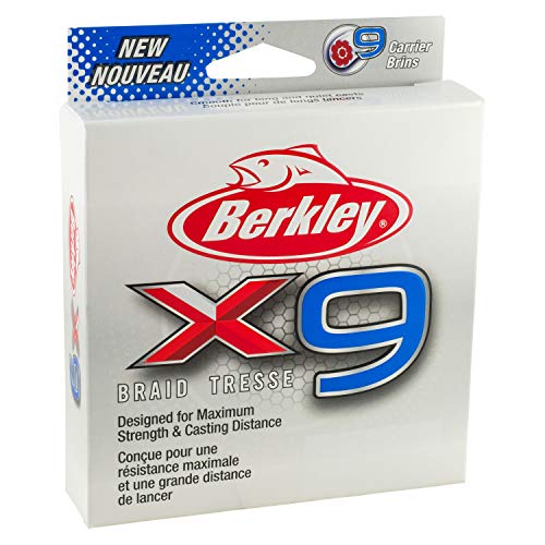 Berkley خط صيد بيركلي X9 برايد سوبرلاين، كريستال، 40 رطل اختبار | 59 رطلC | 27.0 كجم، 328 ياردة | 300 متر، مناسب للمياه العذبة والمالحة - Image 2