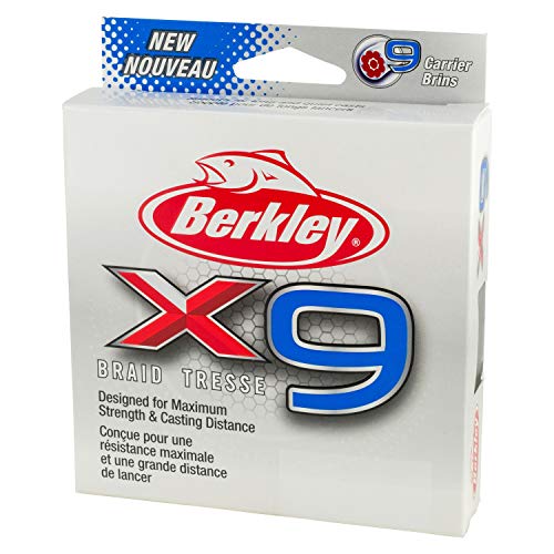Berkley خط صيد بيركلي X9 برايد سوبرلاين، كريستال، 40 رطل اختبار | 59 رطلC | 27.0 كجم، 328 ياردة | 300 متر، مناسب للمياه العذبة والمالحة - Image 3