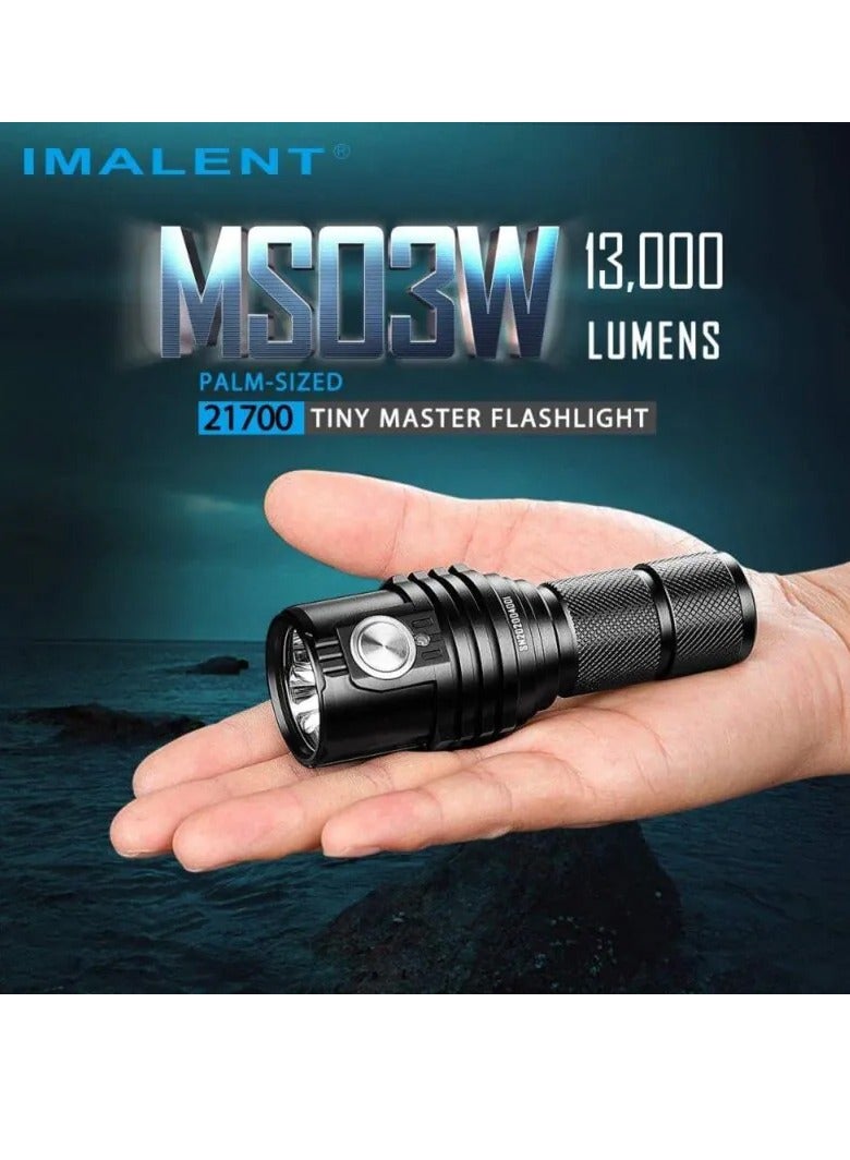 Imalent MS03 13000lumen Xhp70 Gen.2 7 LED Flashlight 21700 mAh - Image 2