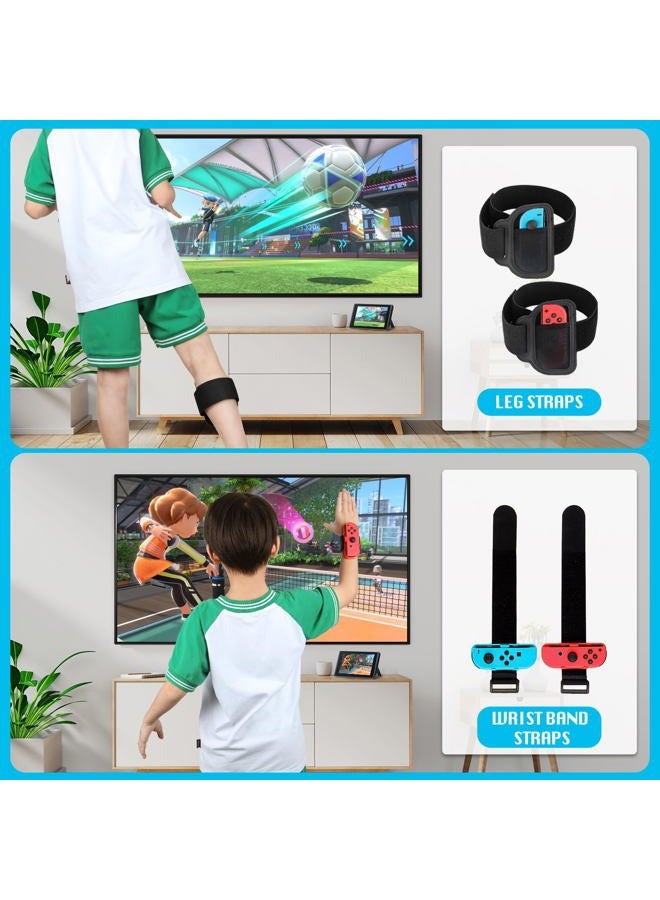 JoyHood Switch Sports Accessories Bundle Compatible with Switch/Switch OLED, 17-in-1 Family Sports Games Accessories Kit for Joy-Con Controller, Switch Sports Accessories for Kids & Adults - Image 4