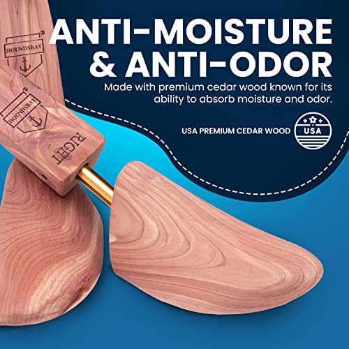 HOUNDSBAY Cowboy Boot Trees, Cedar Western Boot Tree for Men & Women, Shoe Tree for Boots, Boot Stretcher & Shaper (Pack of 1) - Image 4