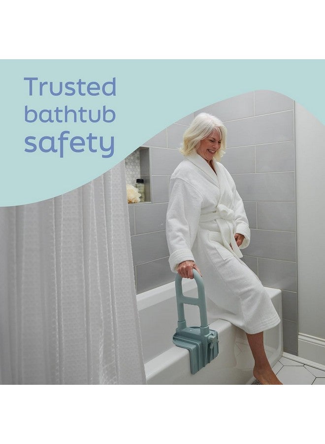 Medline Medline Bathtub Grab Bar w/ Microban - Bathroom Wall Support Handle, Non-Slip Shower Bar, for Elderly, Seniors & Handicapped - 250 Lbs. Capacity - Image 3