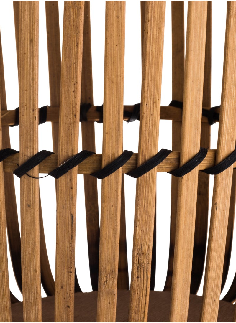 CASA ROSA 2-piece round wooden and bamboo tree stand set with an elegant and modern design  - Image 2
