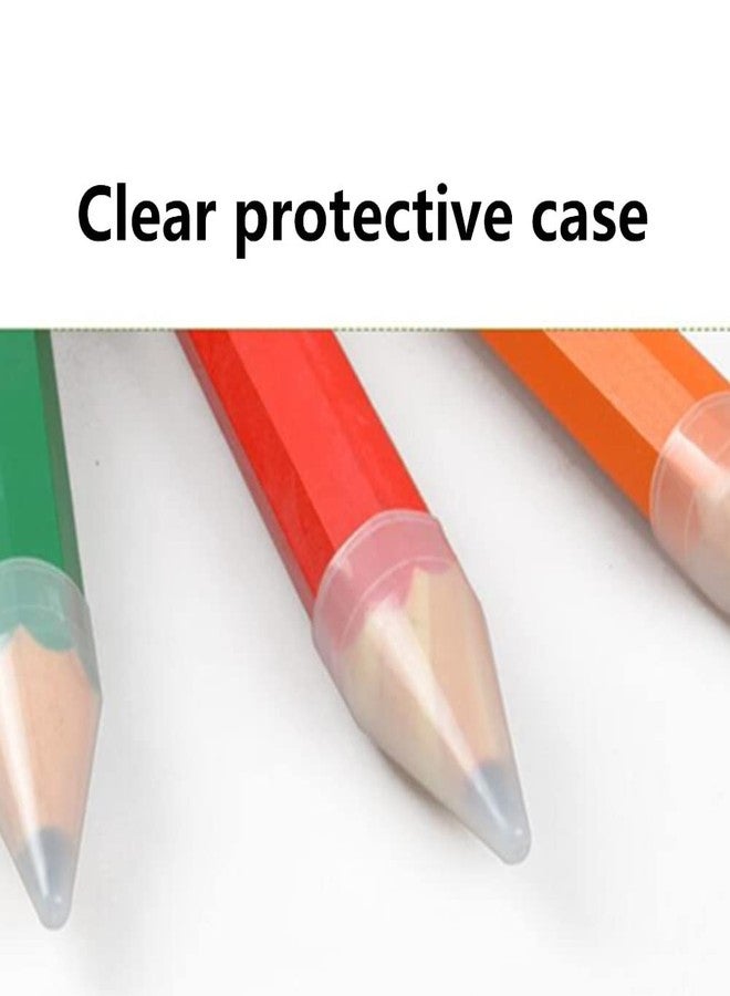 Ebonee 3 Pack Funny Big Pencil for Kid, Novelty Wooden Jumbo Pencils with Cap Eraser, 14 Inch Wood Large Giant Pencil DIY Woodworking for School Office Writing (Blue, Red, Yellow) - Image 4