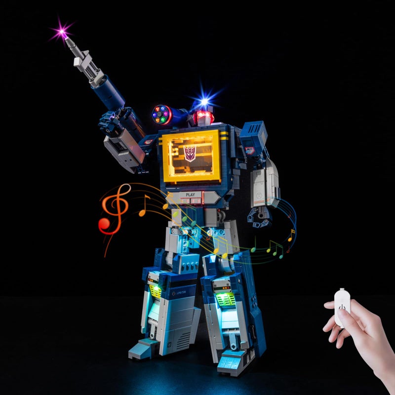 Nitemode LED Light Kit Compatible with Lego Transformers Soundwave 10358 Upgraded with Original Movie Soundtrack Lighting AccessoriesNo ModelSound Version - Image 3