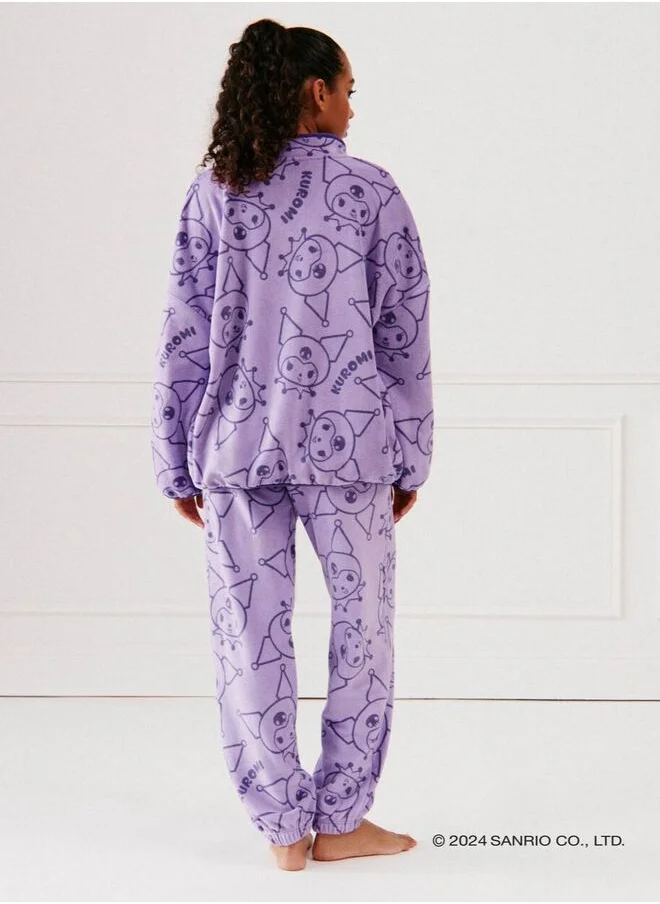 UNDIZ Kuromi fleece trousers