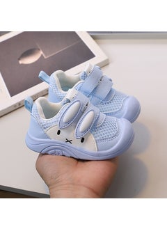 Generic Cute Rabbit Toddler Breathable Mesh Shoes Blue 