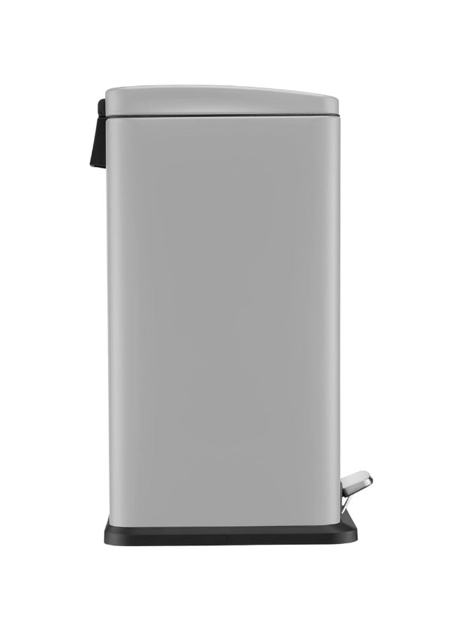 BLACK+DECKER Slimline Soft Close Recycle Pedal Bin Grey and Black 20 L 61248 - Image 3