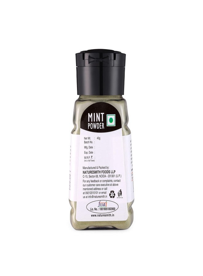 nature smith NATURESMITH MINT POWDER-40g || SMALL READY TO USE SPRINKLER JAR || - Image 3