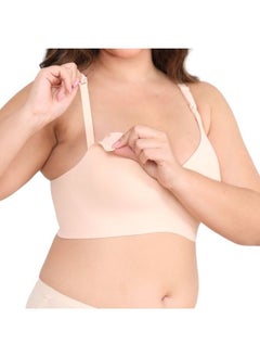 SEEDNUR SEEDNUR Classic Ultra Soft Seamless, Smooth and Wireless Women Nursing Bra Push Up Feeding Jelly Strip Technology, versatile for every occasion Pregnancy and Breastfeeding  - Image 1