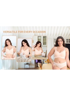 SEEDNUR SEEDNUR Classic Ultra Soft Seamless, Smooth and Wireless Women Nursing Bra Push Up Feeding Jelly Strip Technology, versatile for every occasion Pregnancy and Breastfeeding  - Image 2