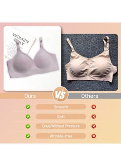 SEEDNUR SEEDNUR Classic Ultra Soft Seamless, Smooth and Wireless Women Nursing Bra Push Up Feeding Jelly Strip Technology, versatile for every occasion Pregnancy and Breastfeeding  - Image 5