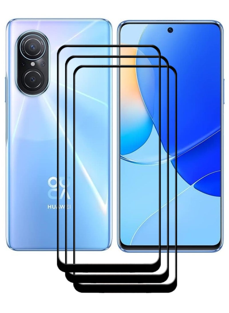 ACLIX 3 Pieces Antistatic ESD Dustproof Premium Quality High Definition Tempered Glass Screen Protector Designed For Huawei nova 9 SE - Image 1