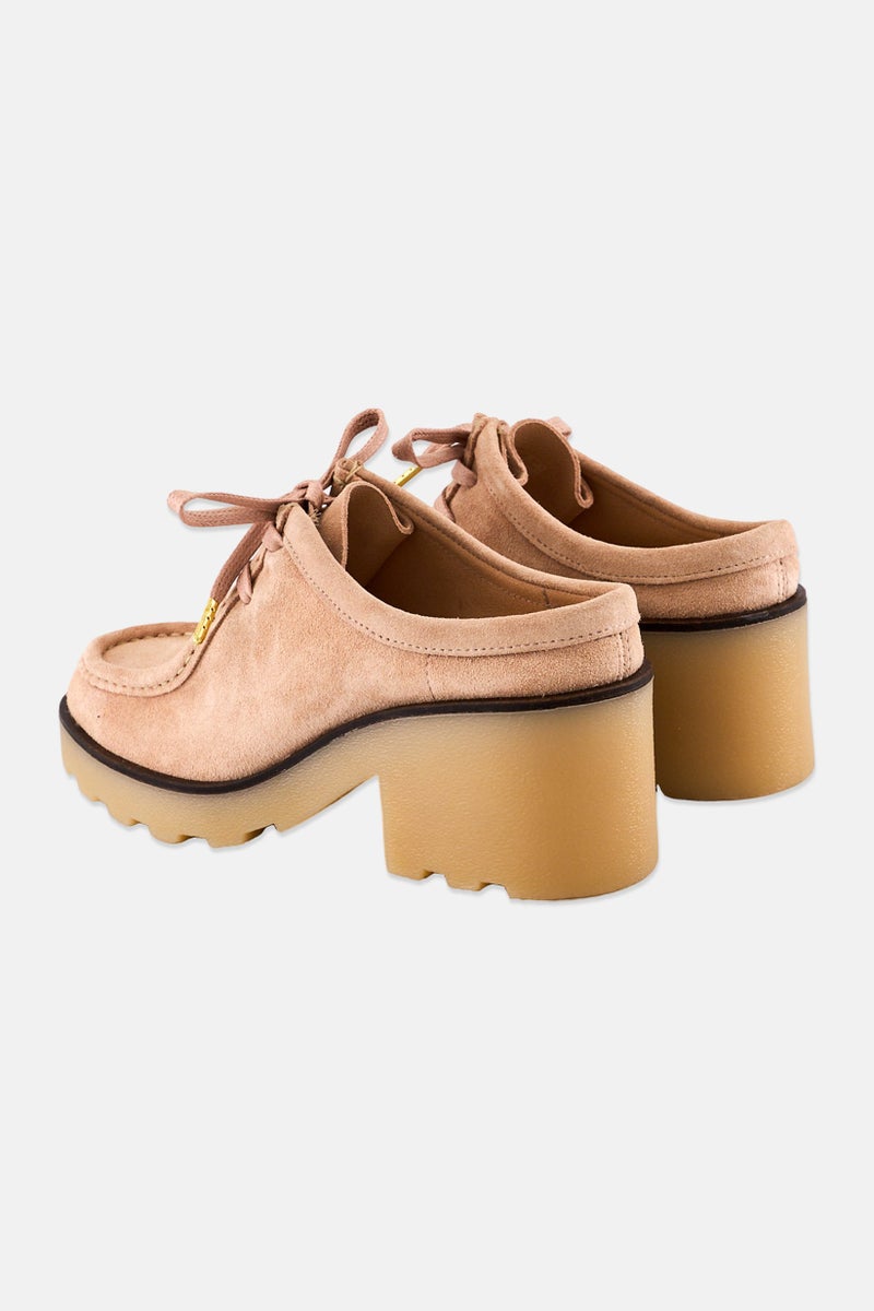 clarks Women Standard Wallablock Lo Slip On Suede Clogs, Dusty Pink - Image 2