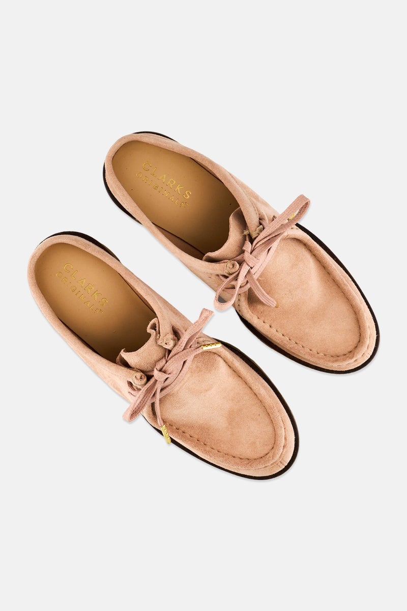 clarks Women Standard Wallablock Lo Slip On Suede Clogs, Dusty Pink - Image 4
