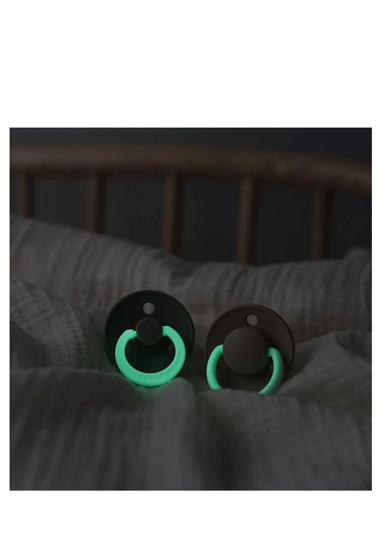 BIBS BIBS Pacifier glowing Colour Round Pack of 2 Size 2 (+6 months)  - Image 3