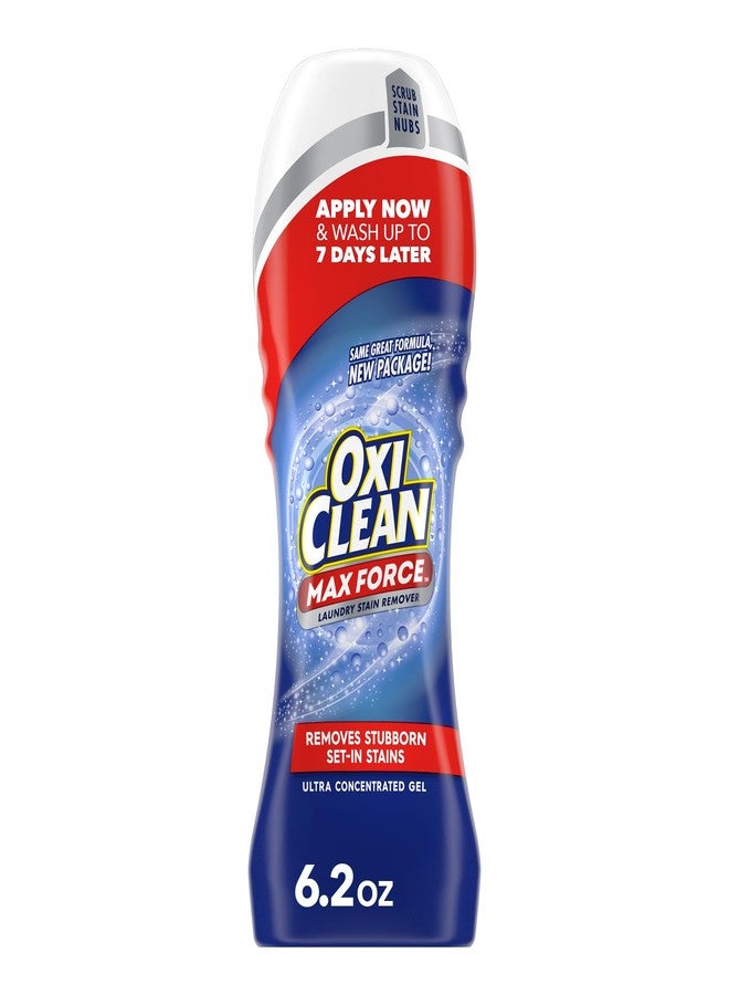 Oxiclean أوكسي كلين ماكس فورس جل مزيل بقع الغسيل، 6.2 أونصة سائلة - Image 1