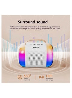 ARNOTEC ARNOTEC Mini karaoke microphone speaker home ktv bluetooth audio integrated microphone-(2 microphones)  - Image 2