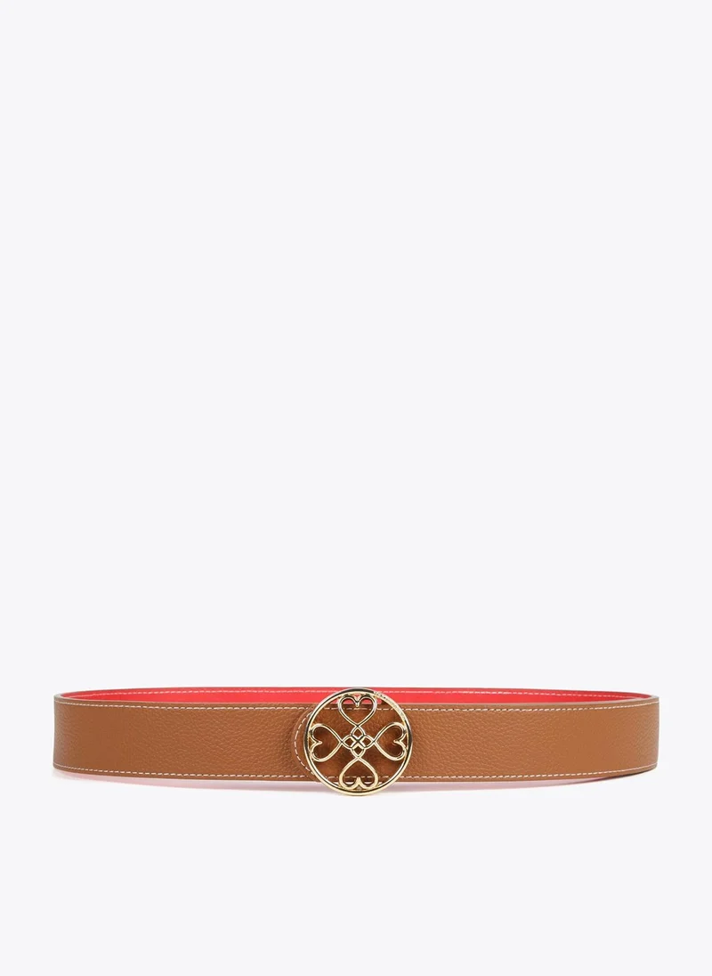 Lola Casademunt Reversible heart clover belt