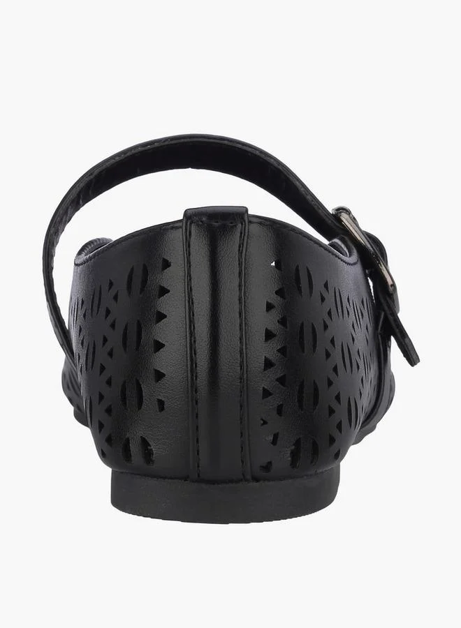 Flora Bella By Shoexpress BLACK Women Buckle Closure Mary Jane Shoes for Women | Best Price UAE
