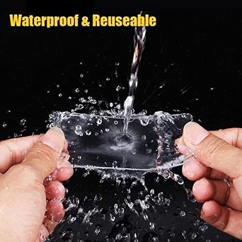 SNAPSHOPECOM 10pcs Double Sided Tape Lubor Lens Gimmick Illusion Plastic Sleeve Card for Creative See Thru Close Up Magic Tricks - Image 2