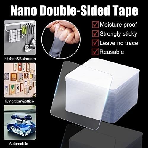 SNAPSHOPECOM 10pcs Double Sided Tape Lubor Lens Gimmick Illusion Plastic Sleeve Card for Creative See Thru Close Up Magic Tricks - Image 3