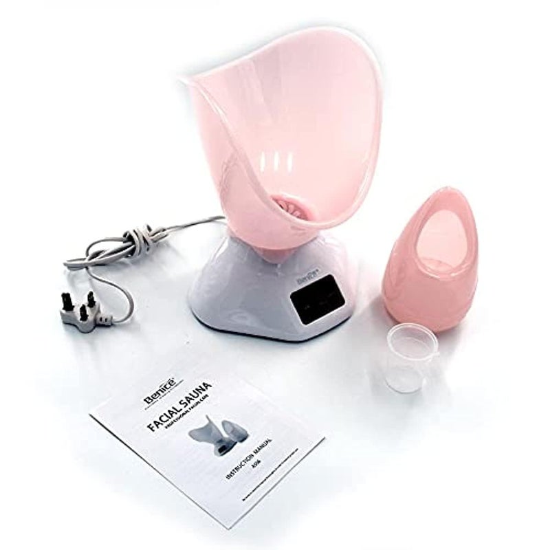 Benice Digital Facial Steam Cleaner for Skin - (Pink)