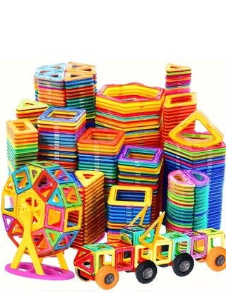139 PCS Magnetic Tiles Building Blocks Set – DIY Creative STEM Kit for Kids with Bonus Car & Ferris Wheel Parts – Educational Magnet Blocks Toy with Storage Box - pzsku/Z05C6A573E3F44CB6FDD1Z/45/1750069615/4e832312-bf58-4e4b-9007-56bc59664830