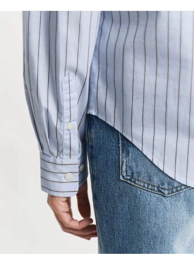 GANT Regular Fit Thin Striped Poplin Shirt