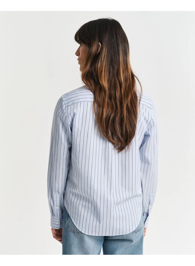 GANT Regular Fit Thin Striped Poplin Shirt