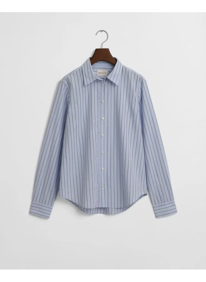 غانت Regular Fit Thin Striped Poplin Shirt