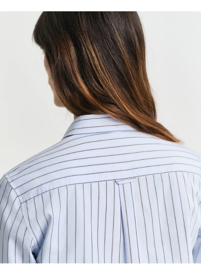 GANT Regular Fit Thin Striped Poplin Shirt