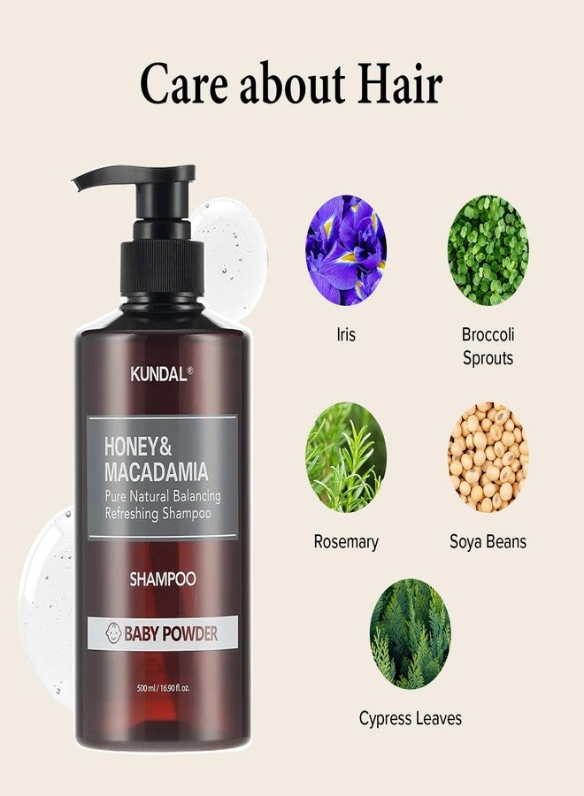 KUNDAL Natural Hair Shampoo [Blackberry Bay] Damage Hair Repair Strengthen, Nourish dry, with Honey, Argan Oil, Macadamia Oil, Free Paraben & Sulfate 10.14 Fl Oz (300ml) - Image 3