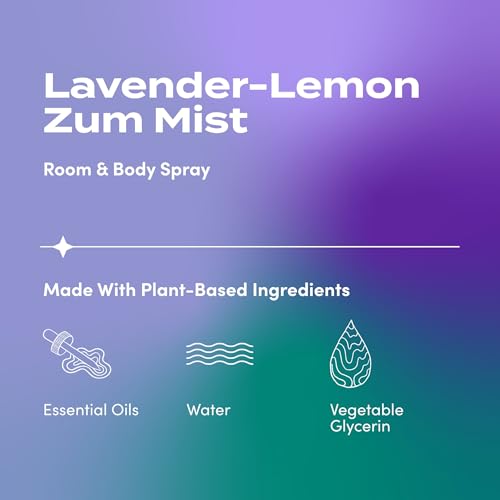 Indigo Wild Zum Mist Room & Body Spray - Aromatherapy Essential Oil Spray - Natural Body Mist & Room Spray - Lavender-Lemon Scent - 4 fl oz - Image 2