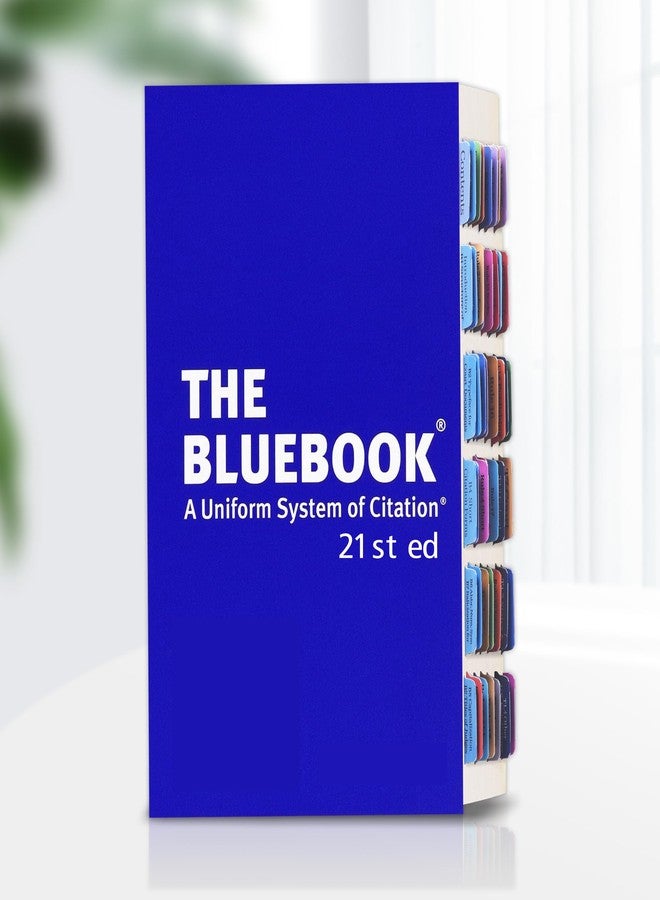 LParkin Index Tabs for The Bluebook 21st Edition, Color-Coded PVC Laminated Tabs for The Bluebook, Includes Alignment Guide, 47 Coding Guidelines Tabs 7 Blank Tabs (Book Not Included) - Image 2