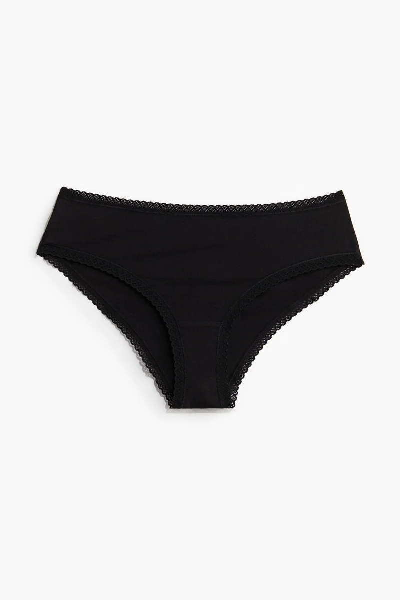 اتش اند ام سراويل هيبستر من القطن - عبوة من 5 قطع