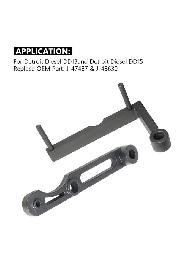 DPTOOL Engine Camshaft Timing Tool Kit Compatible with Detroit Diesel DD13 DD15 DD16 Engine TDC Locating Pin Brake Adjustment Tool Barring Tool Fuel Line Socket Replace W47058090900 W470589104000 - Image 3
