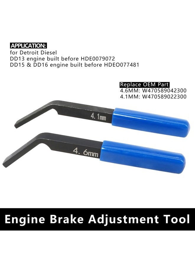 DPTOOL Engine Camshaft Timing Tool Kit Compatible with Detroit Diesel DD13 DD15 DD16 Engine TDC Locating Pin Brake Adjustment Tool Barring Tool Fuel Line Socket Replace W47058090900 W470589104000 - Image 5