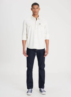 LEE Loose Fit Beige Men's Shirt L241514614 Long S ve Shirt  - Image 3