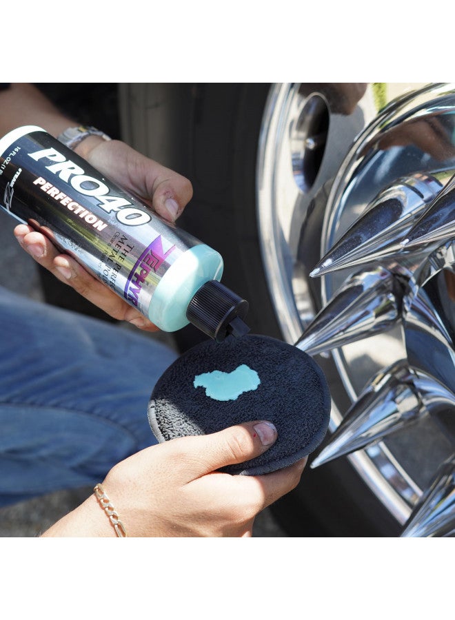 Zephyr Pro-40 The Perfect Metal Polish. for Chrome, Stainless Steel, Aluminum, Brass, Copper, Silver and Magnesium, Made in U.S.A. (8oz) - Image 1