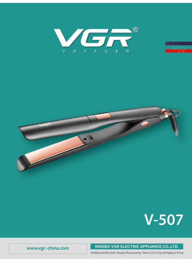 VGR-507 Professional Hair Straightener – Wide Ceramic Plates & Rapid Heat-Up
