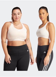 Adidas Powerimpact Train Medium-Support 3-Stripes Bra  - Image 5