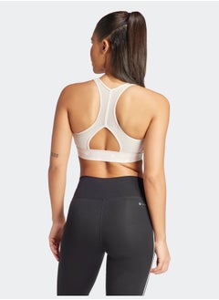 Adidas Powerimpact Train Medium-Support 3-Stripes Bra  - Image 2