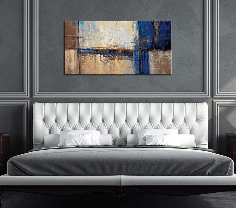 Pogusmavi Abstract Canvas Prints Wall Decor Artwork 24x48inch Multi - Image 5