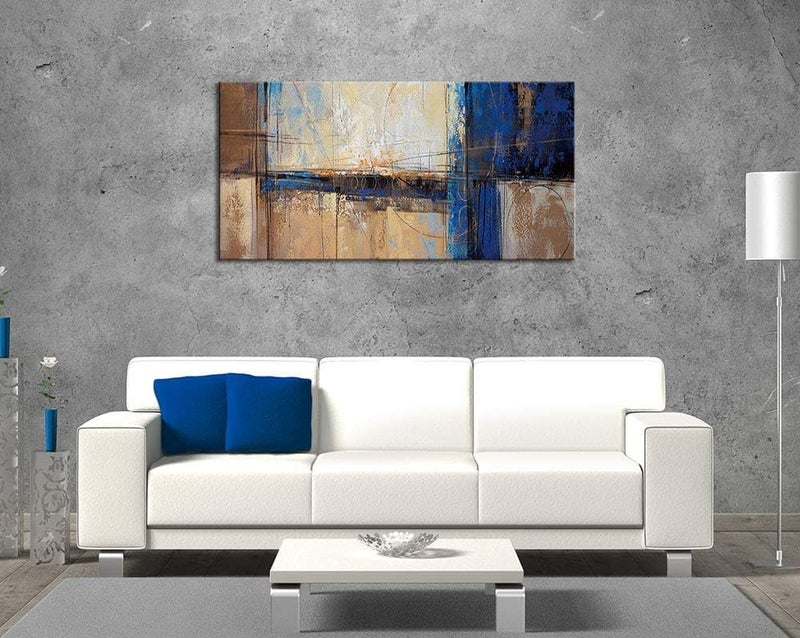 Pogusmavi Abstract Canvas Prints Wall Decor Artwork 24x48inch Multi - Image 4