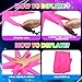 Vertintong 12 Pcs 22 Inches Explosion Glow in The Dark Neon Balloon Glow Party Supplies Foil Fluorescent Balloon 90 80s Hip Hop for Christmas Happy New Year Birthday Wedding Anniversary Backdrop Decor - Image 4