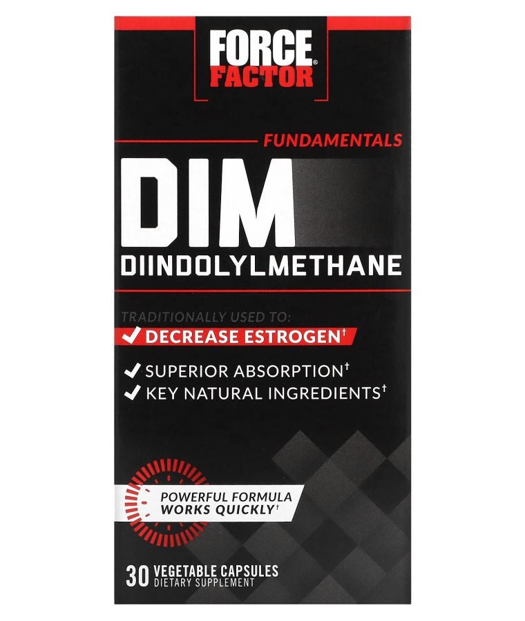 Force Factor Fundamentals DIM Diindolylmethane 30 Vegetable Capsules
