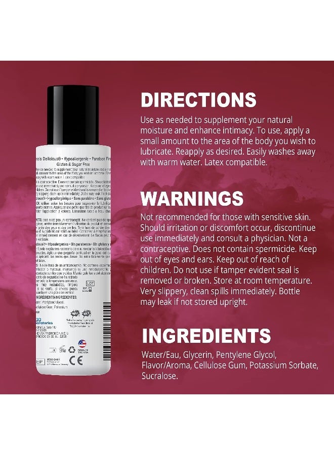 Wet Popp n Cherry Flavored Paraben-free Premium Lubricant (3oz) - Image 2