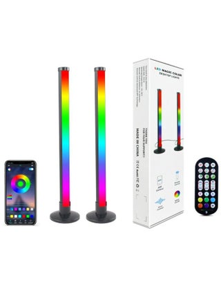 2 Pcs LED Magic Color Desktop Atmosphere Light Lamp App Control Remote - pzsku/Z05C7AD6405AC7971B31FZ/45/_/1662296091/18416abb-afe4-47a4-87bc-9ff623baf610